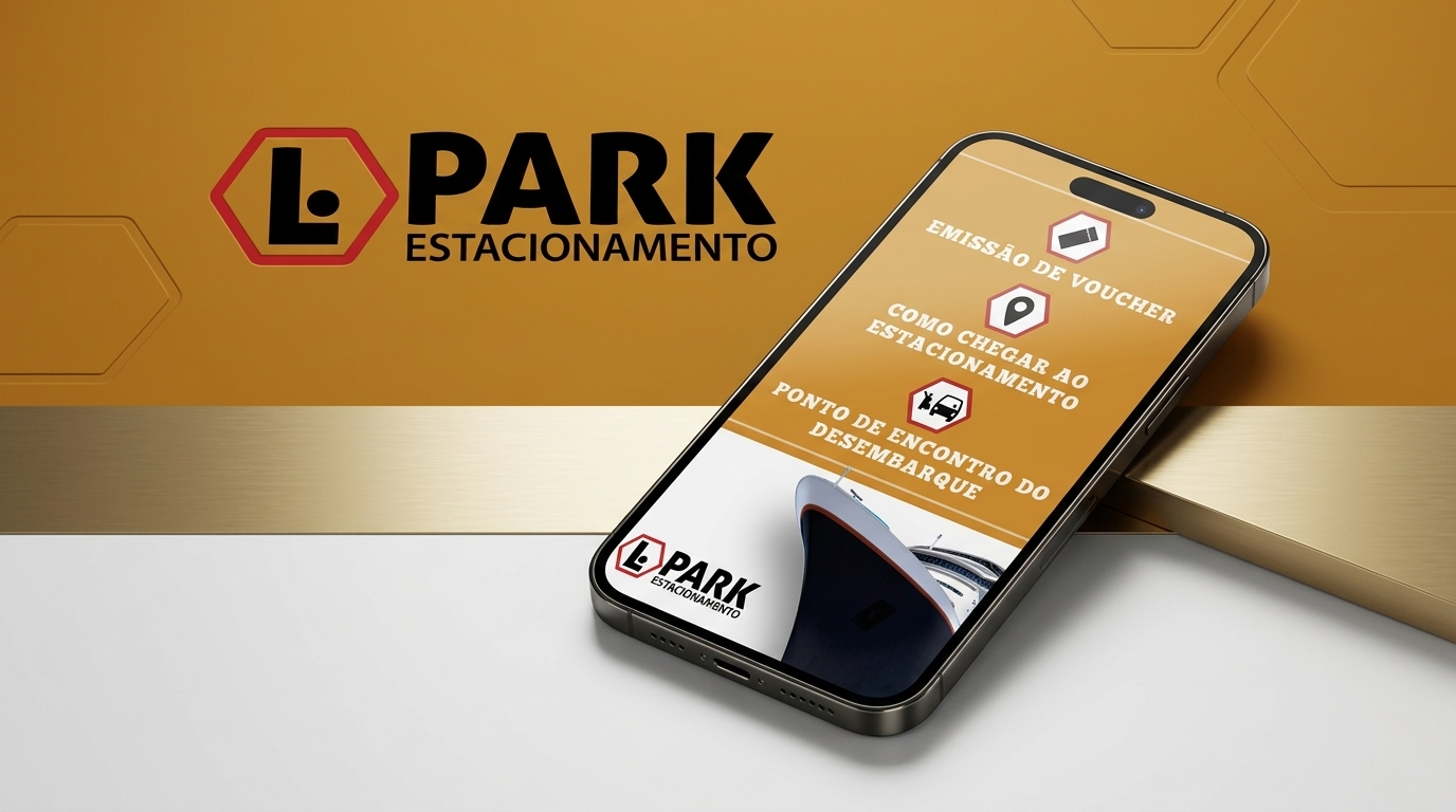Aplicativo para Estacionamento Lpark - Santos